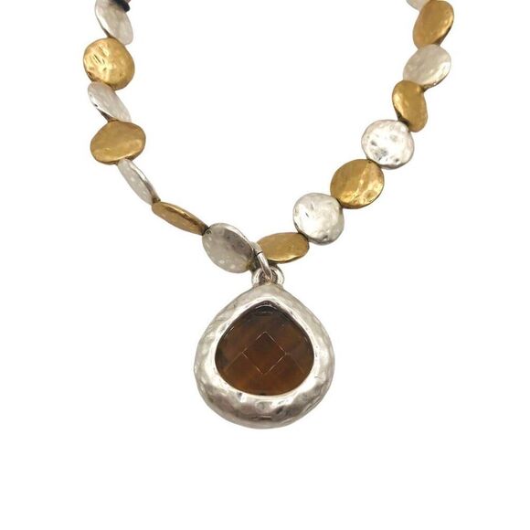 Arden Crystal Tear Drop Charm Stretch Bracelet - Picture 5 of 7